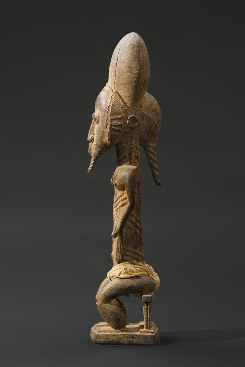 A male Baule sculpture