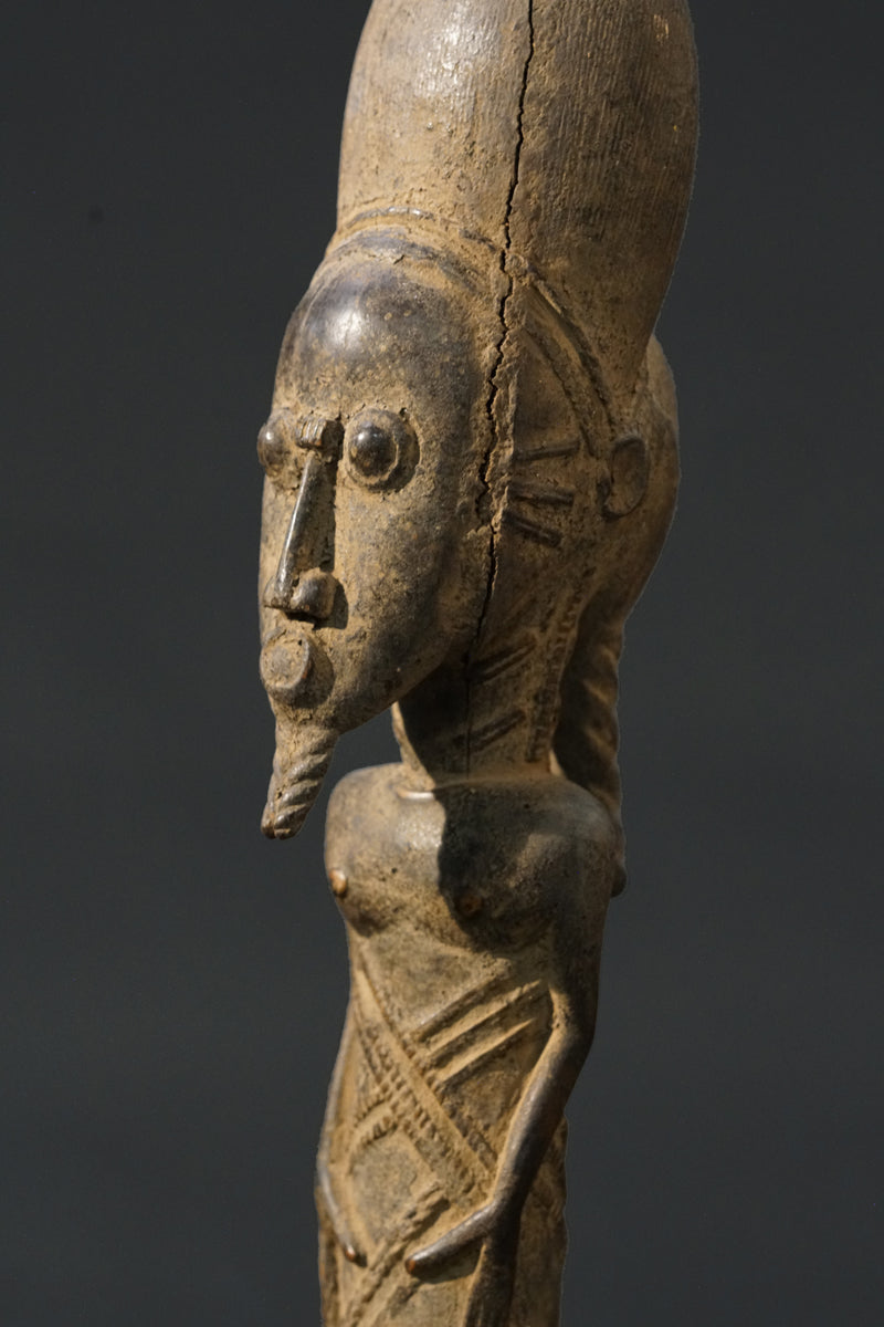 A male Baule sculpture