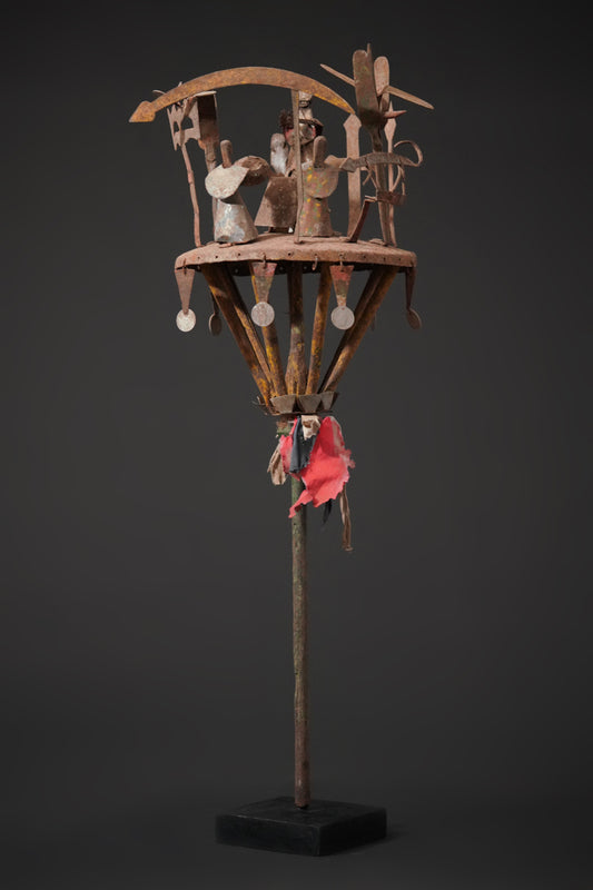 A portable iron Fon altar called asen