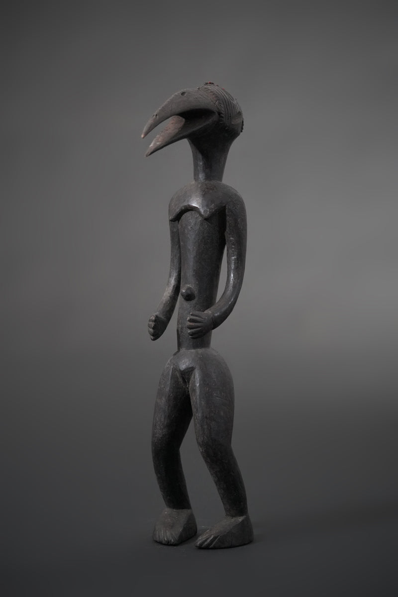 An anthropomorphic female Chamba sculpture