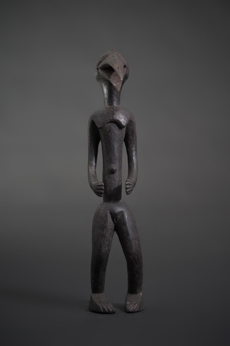 An anthropomorphic female Chamba sculpture