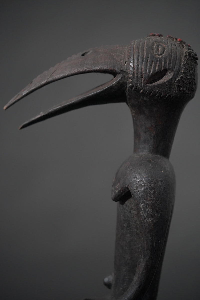An anthropomorphic female Chamba sculpture