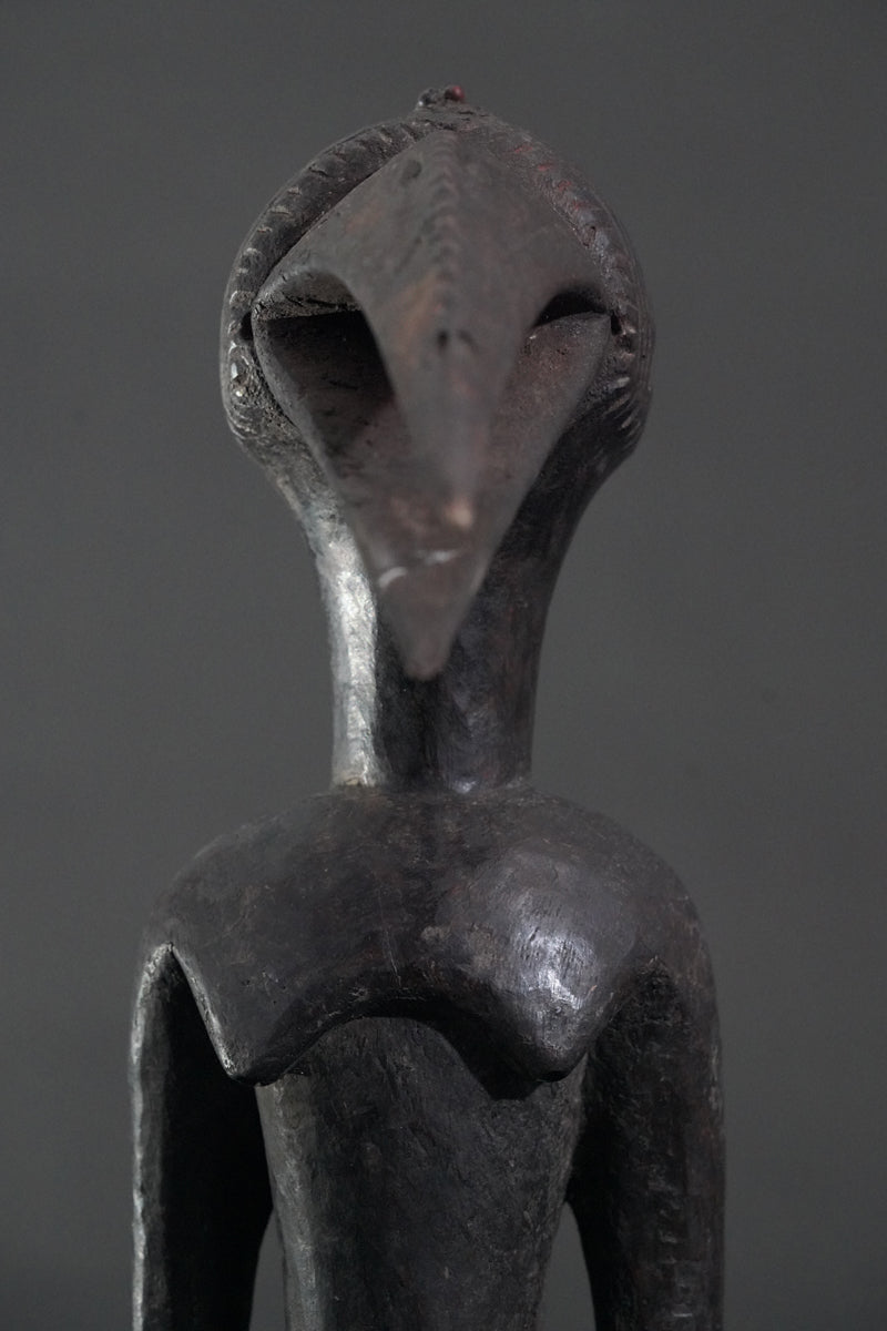 An anthropomorphic female Chamba sculpture