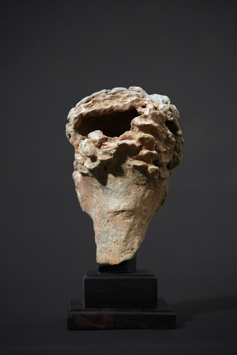 An Akan terracotta head