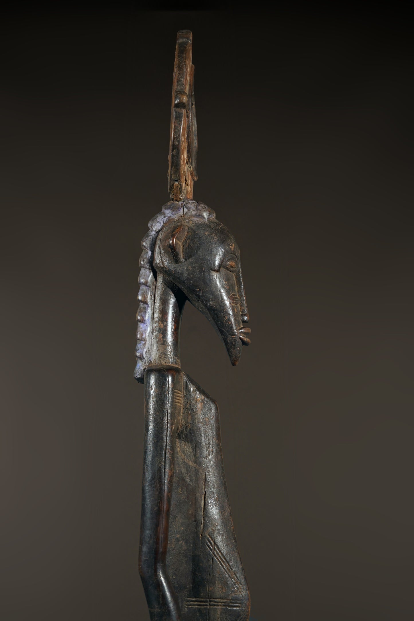 A large, male Senufo sculpture