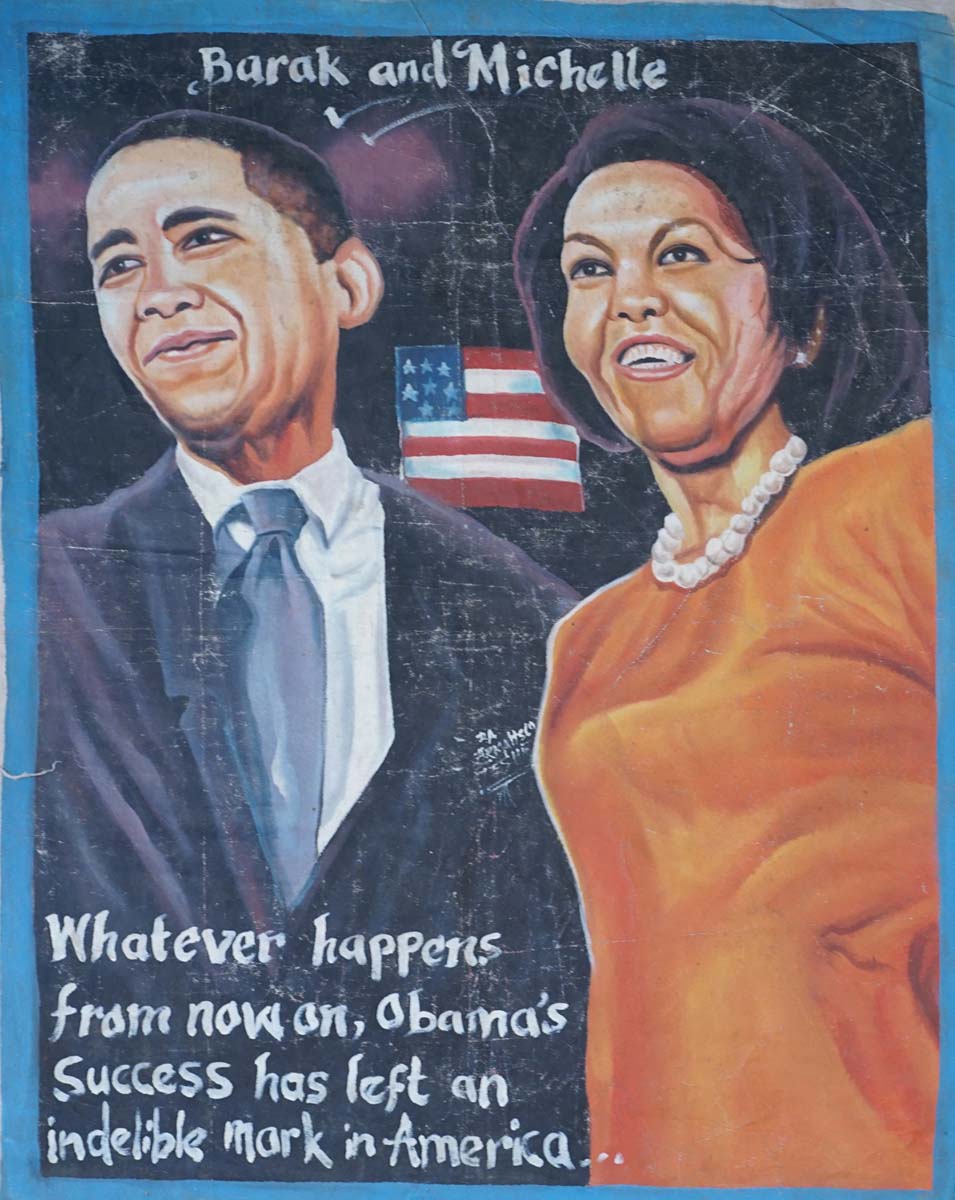 "Barak and Michelle" by D.A. Armasco