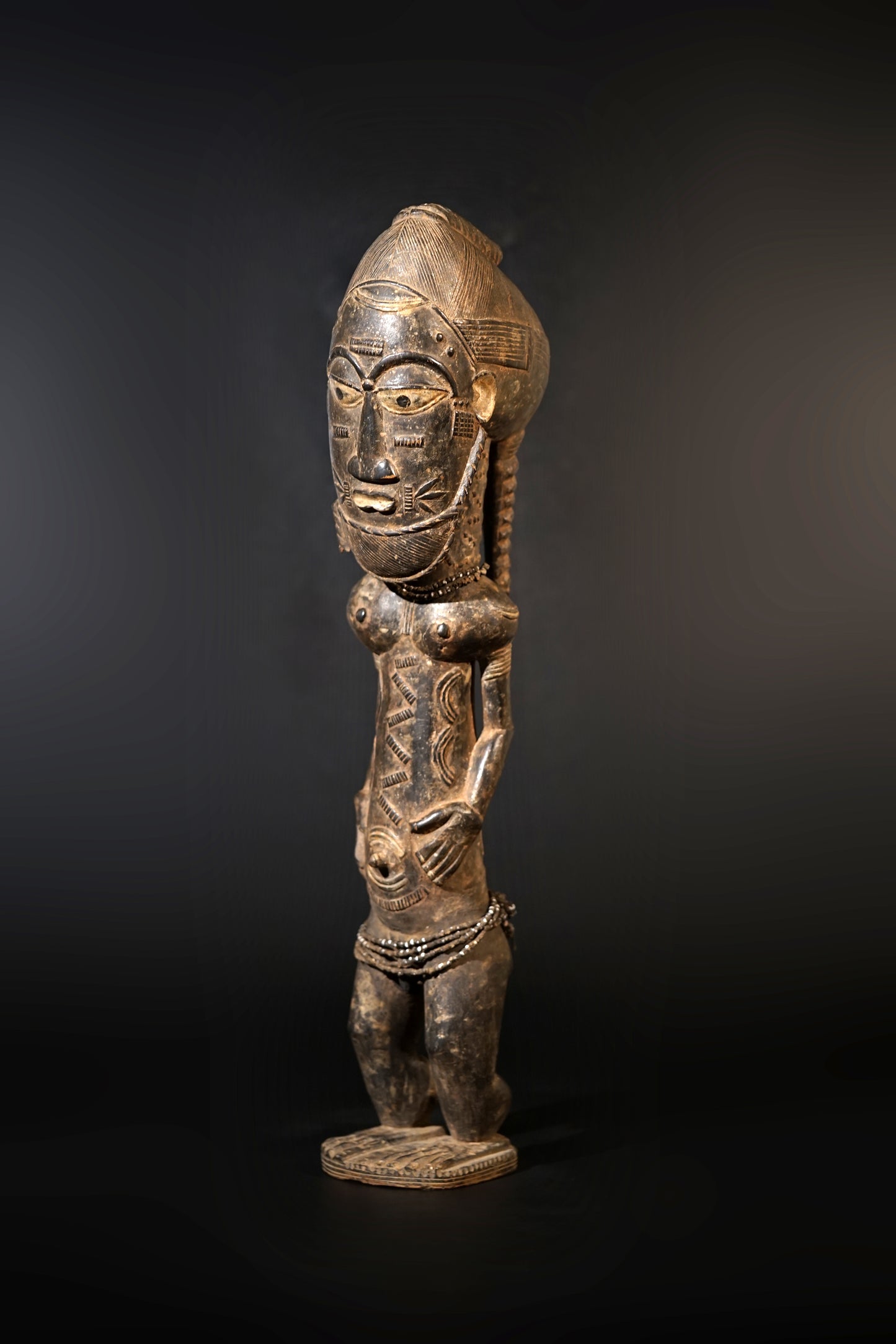 A male Baule sculpture