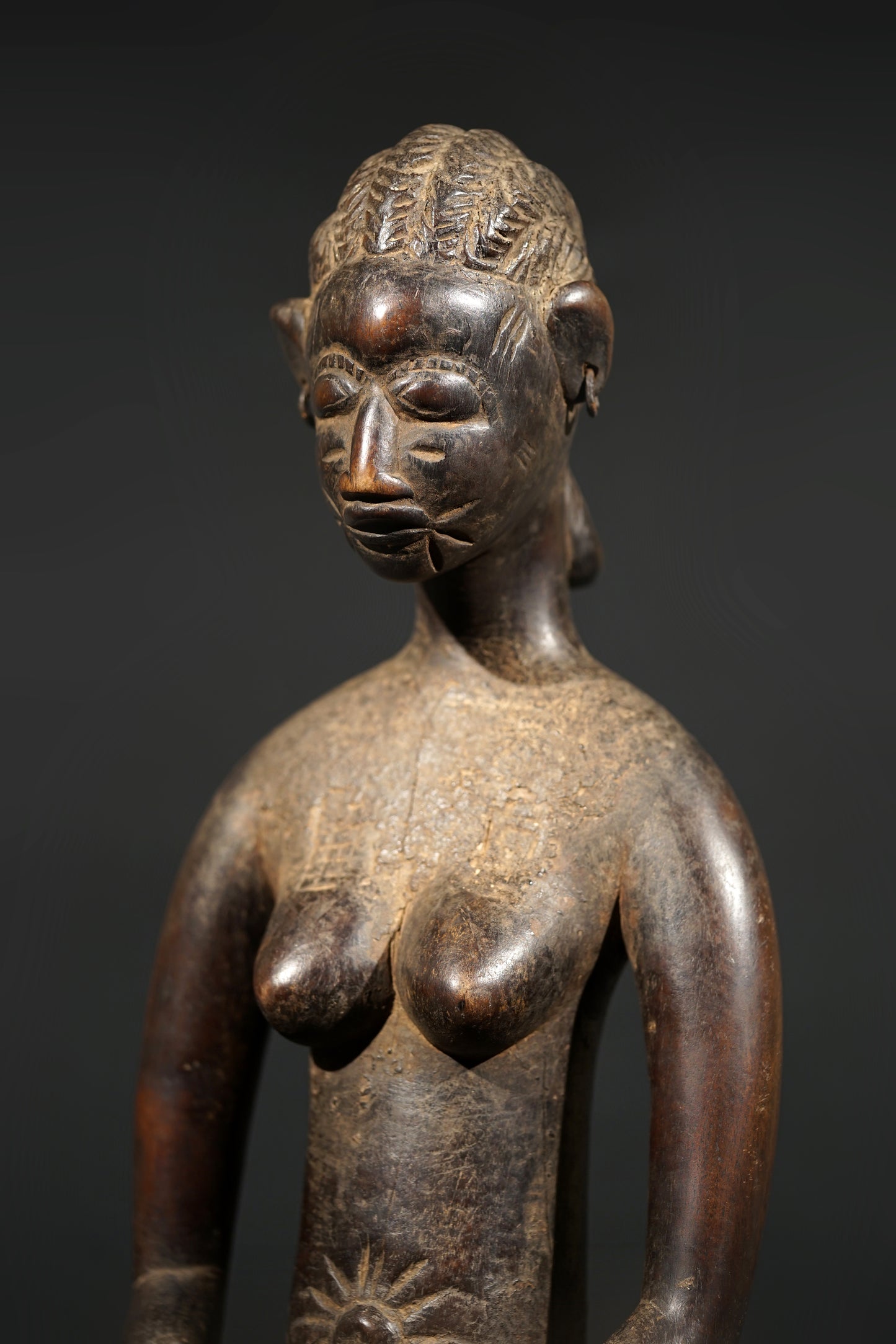 A female Senufo sculpture