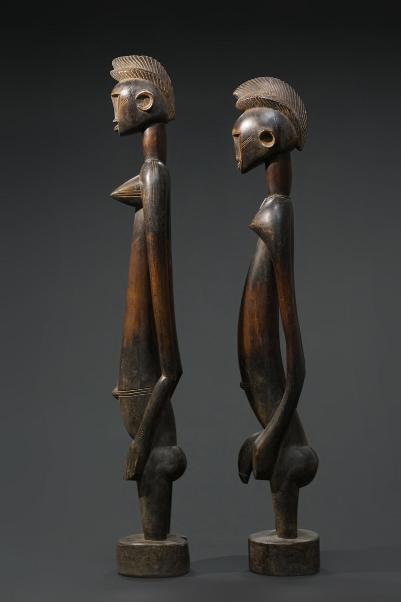 A pair of Senufo rhythm stompers called déblé