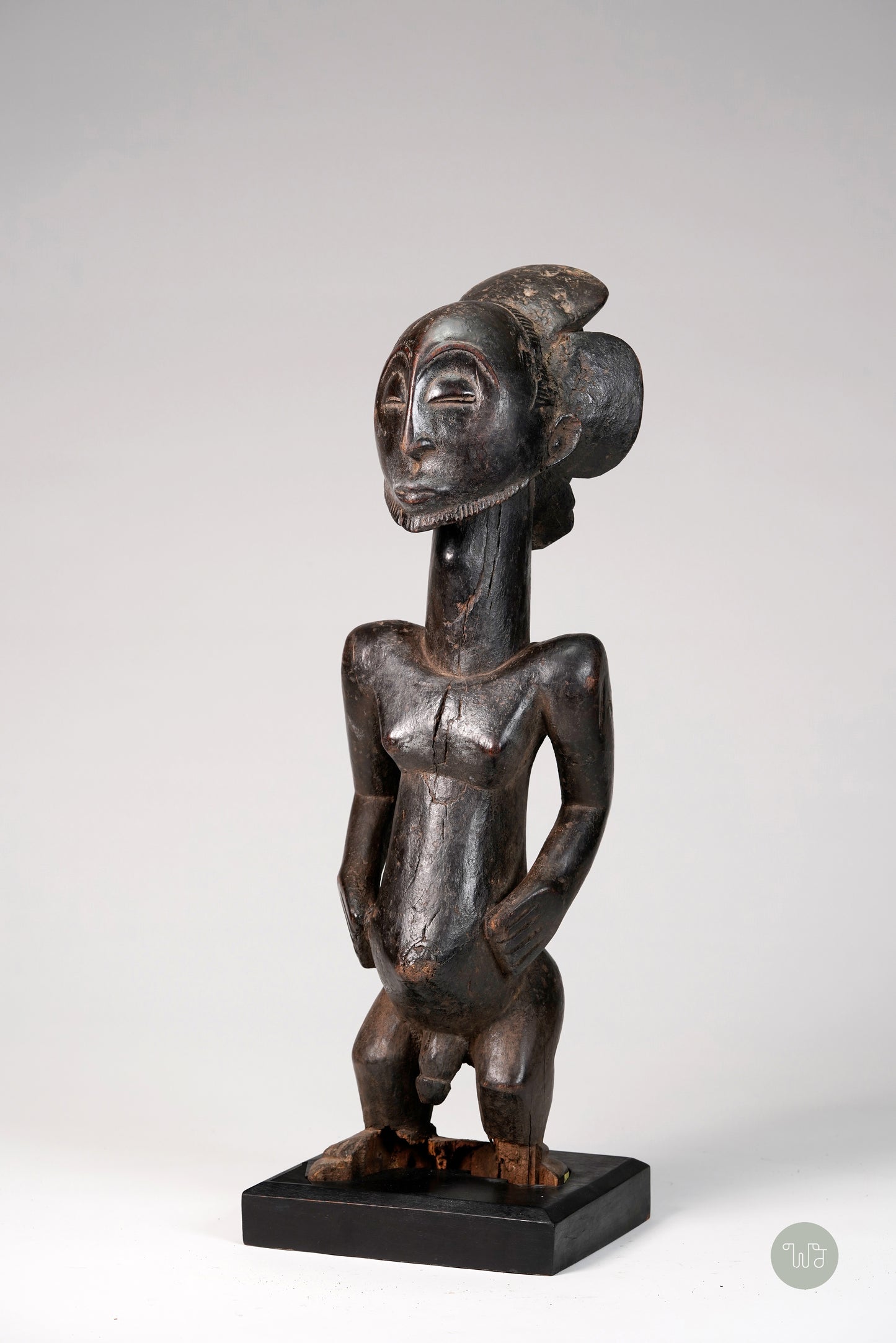 A fragmentary male Hemba statue