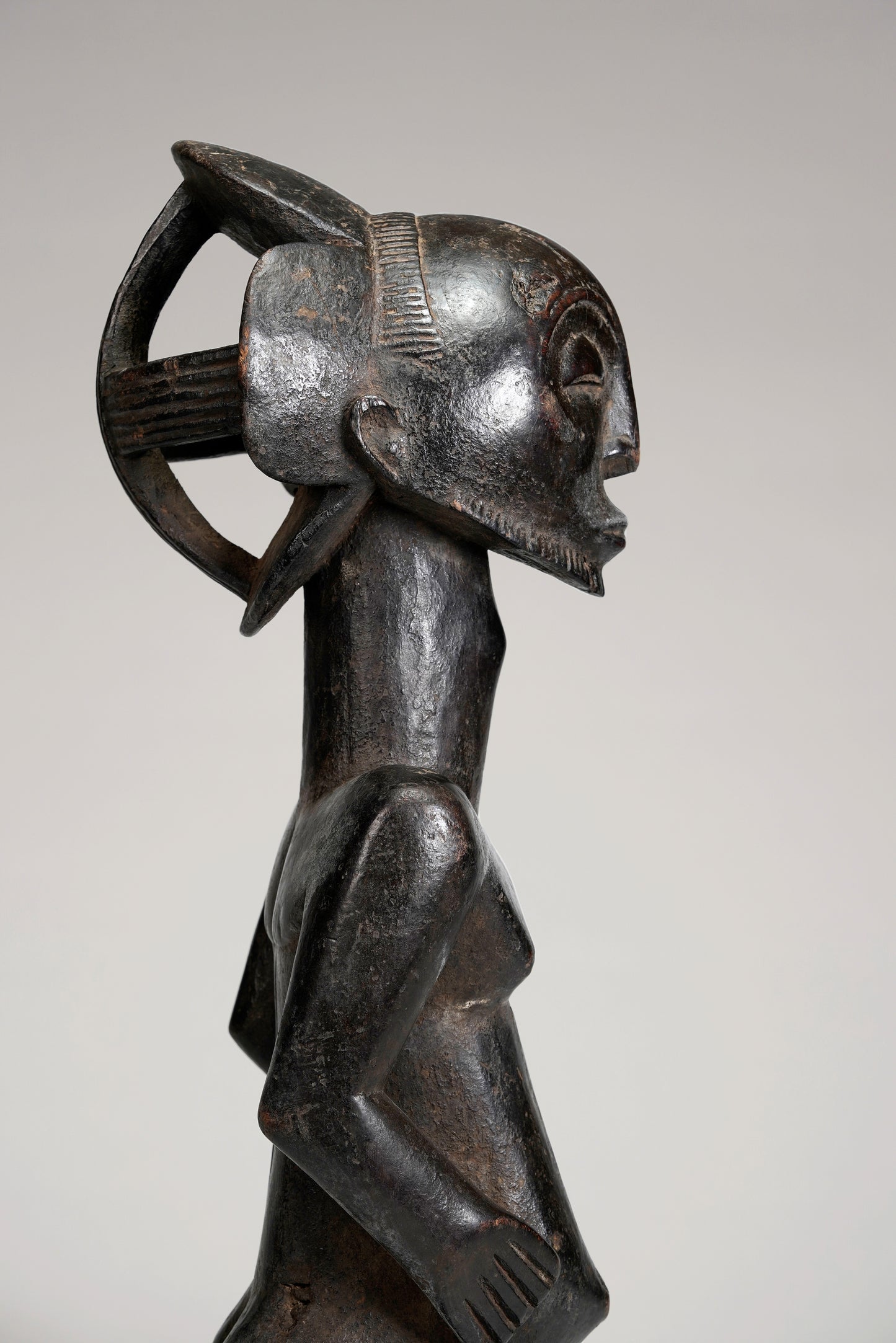 A fragmentary male Hemba statue