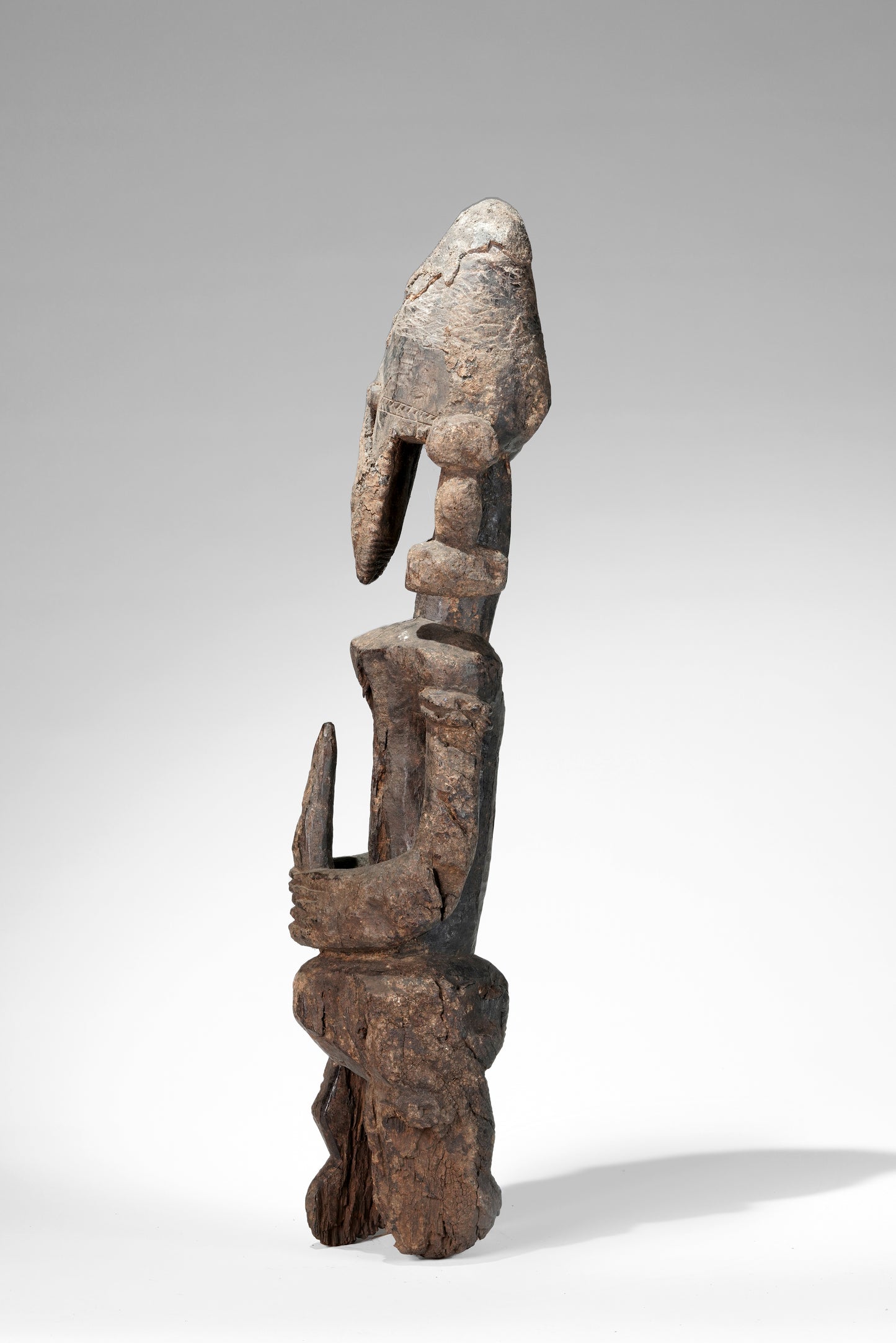 A high-aged male Jukun sculpture