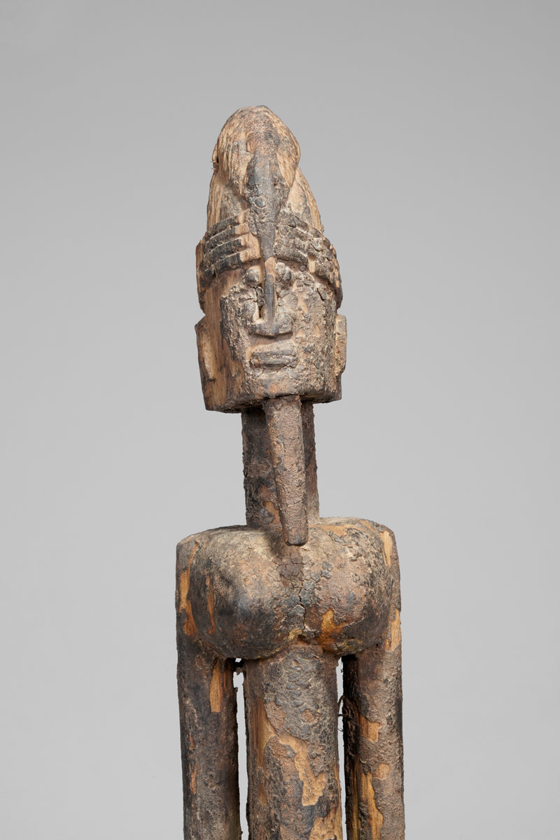 A fragmented male Dogon sculpture