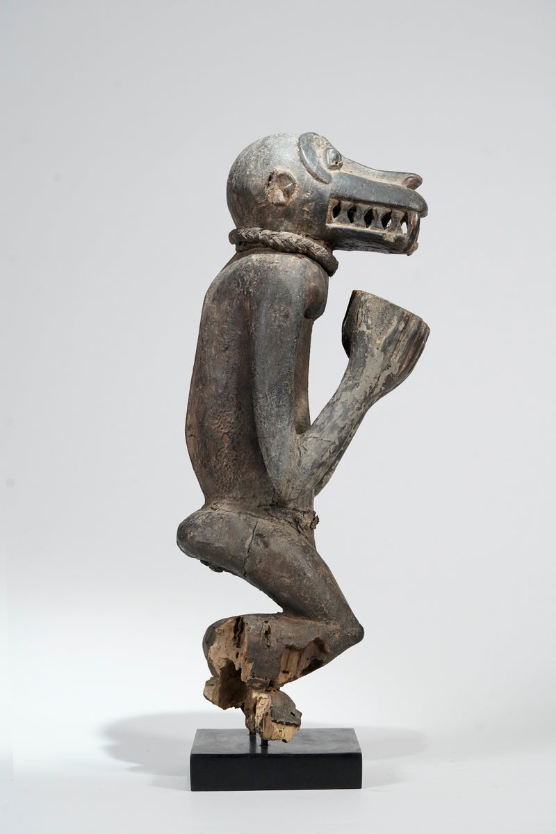 A fragmentary Baule monkey