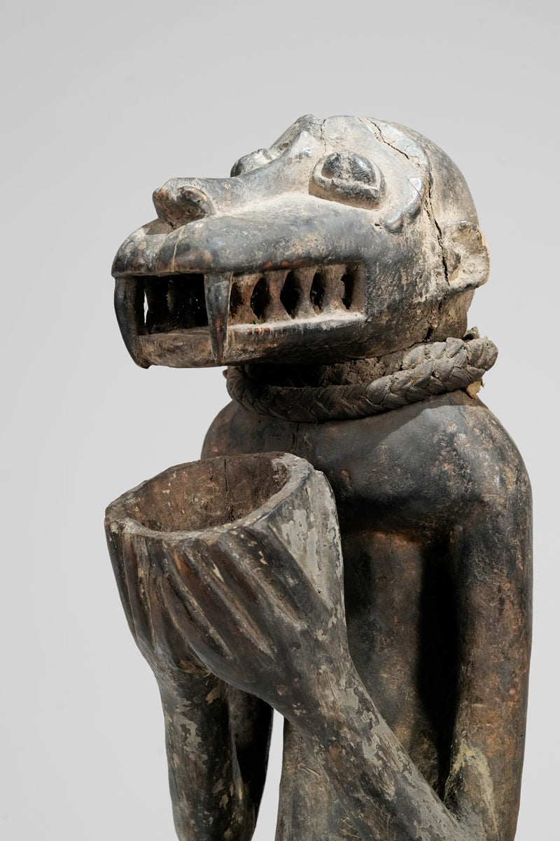 A fragmentary Baule monkey