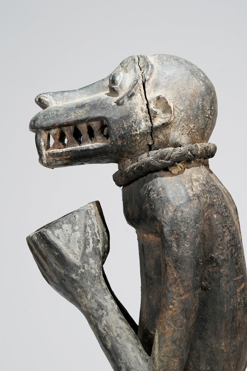 A fragmentary Baule monkey