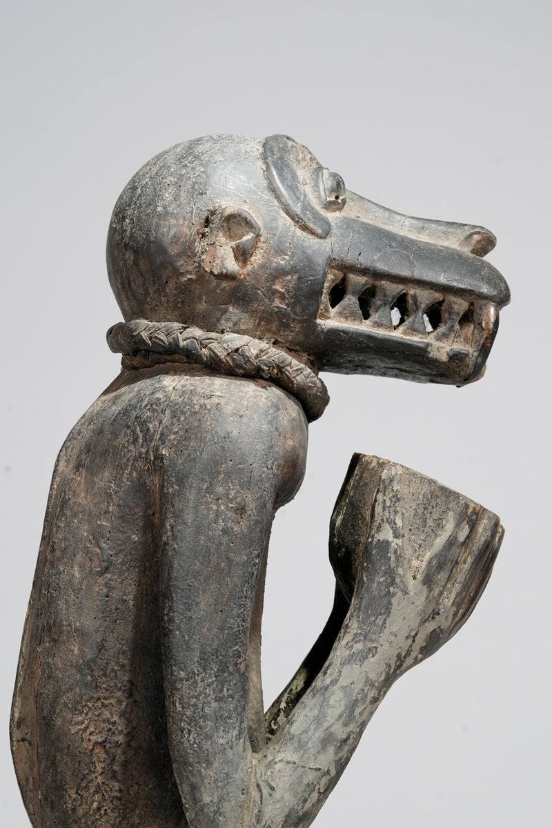 A fragmentary Baule monkey