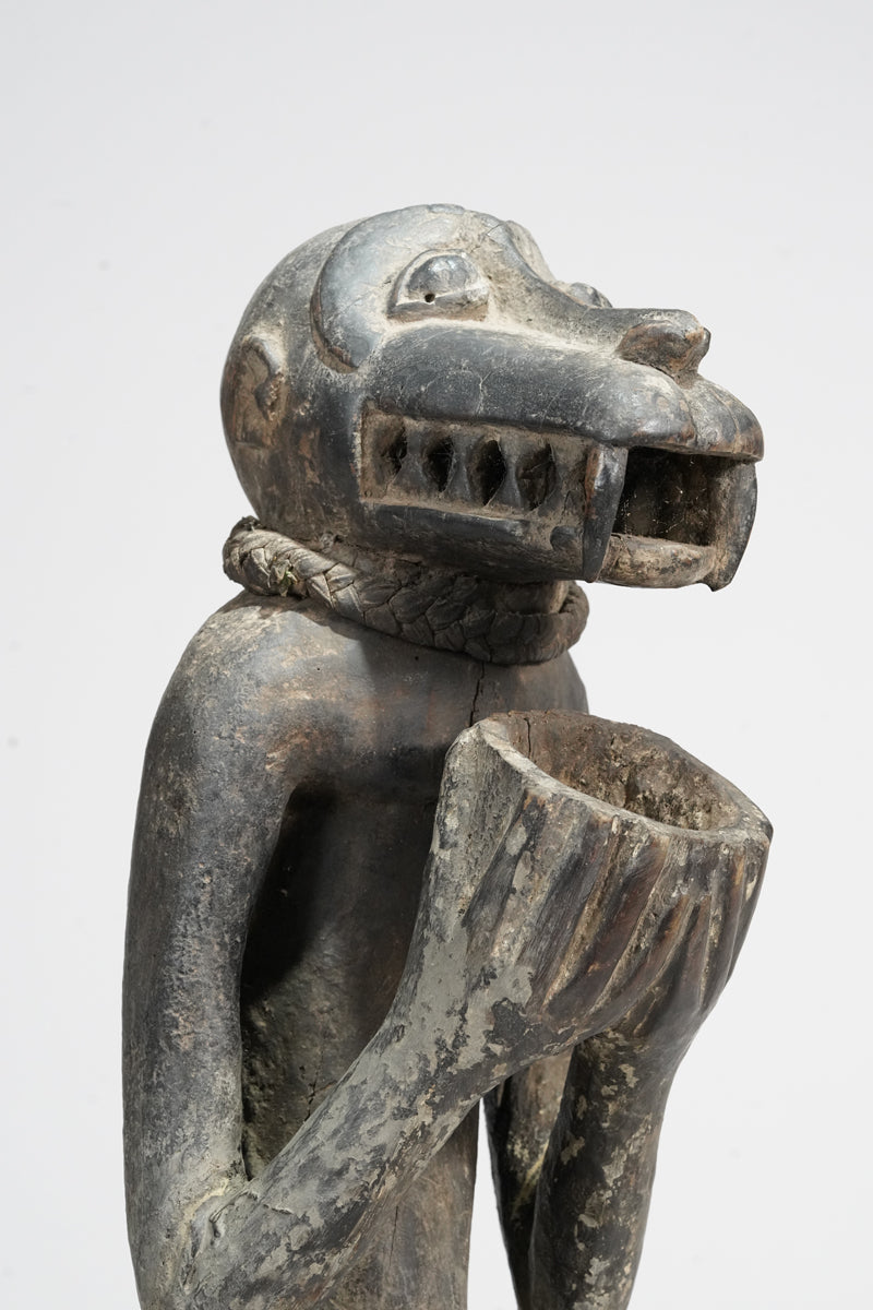 A fragmentary Baule monkey