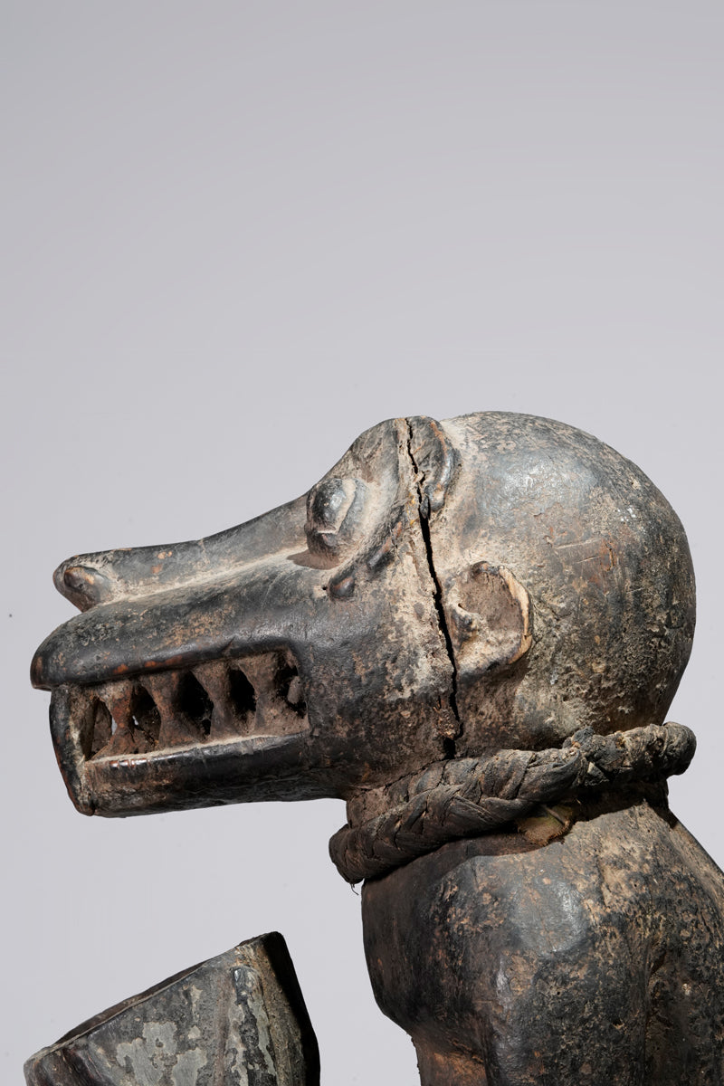 A fragmentary Baule monkey