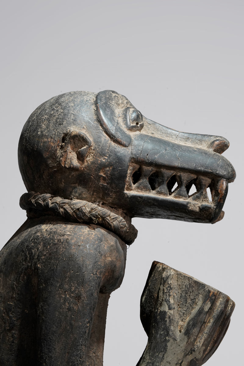 A fragmentary Baule monkey